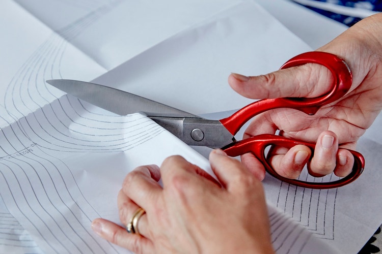 Pattern cutting in the David Nieper workroom